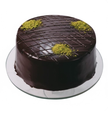 6-9 Kişilik Çikolatalı Şık Kutlama Tatlısı