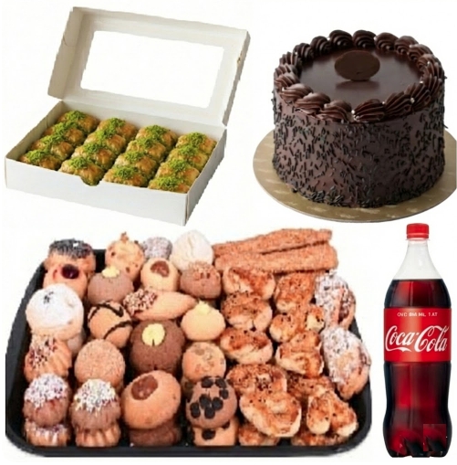 6-9 Kişilik Yaş Pasta Fıstıklı Menü - Pastada Kalite, Dilde Lezzet