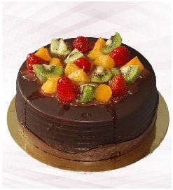 Mevsim Meyveli Hasbahçe Yaş Pasta 2-3 Kişilik