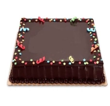 Özel Yapım 40 Kişilik Kare Dikdörtgen Çikolatalı Pasta