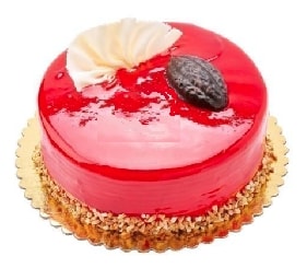 Şık Sunumlu Frambuazlı Yaş Pasta 2-3 Kişilik